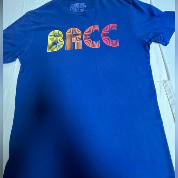 BLACK RIFLE COFFEE CO GRAPHIC T-SHIRT. BRCC MULTI-COLOR LOGO ROYAL BLUE
LARGE - Picture 1 of 8